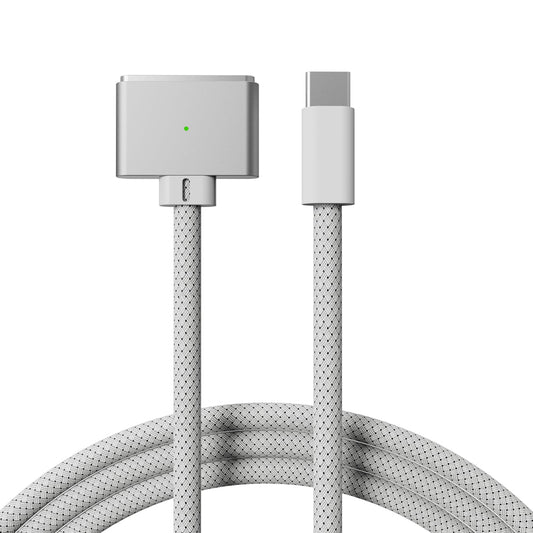 EGTPPJP 140W USB-C to Magnetic 3 Cable, 6.6 FT Magnetic Safe Fast Charging Cable for 14” 16” MacBook Pro 2024 M3 Pro & Max, Air 2022 M2, MacBook Pro