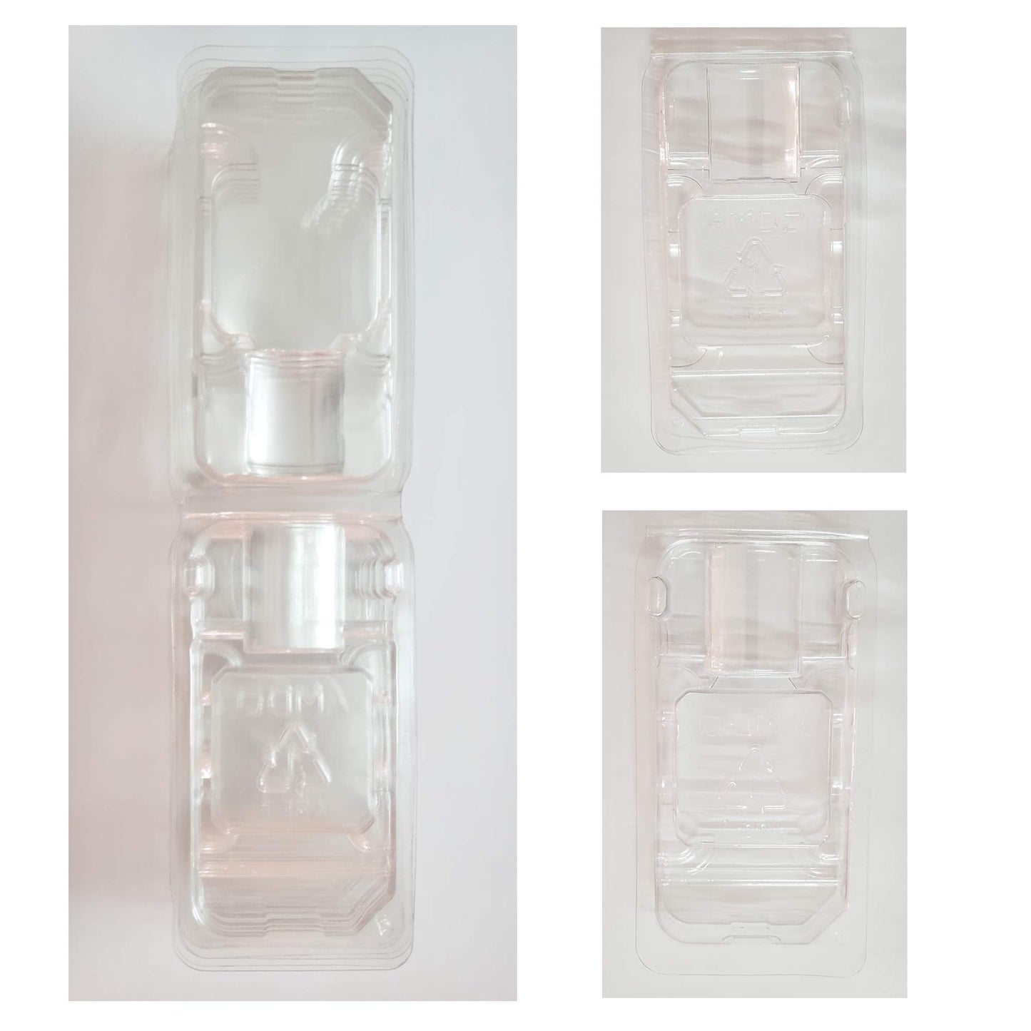 15PCS Computer CPU Case Tray Packaging Clamshell for AMD 938 940 AM1 AM2 AM3 AM4 AM5 FM1 FM2 FM2+ CPU Holder Protector Box (15pcs Shell fit AMD)
