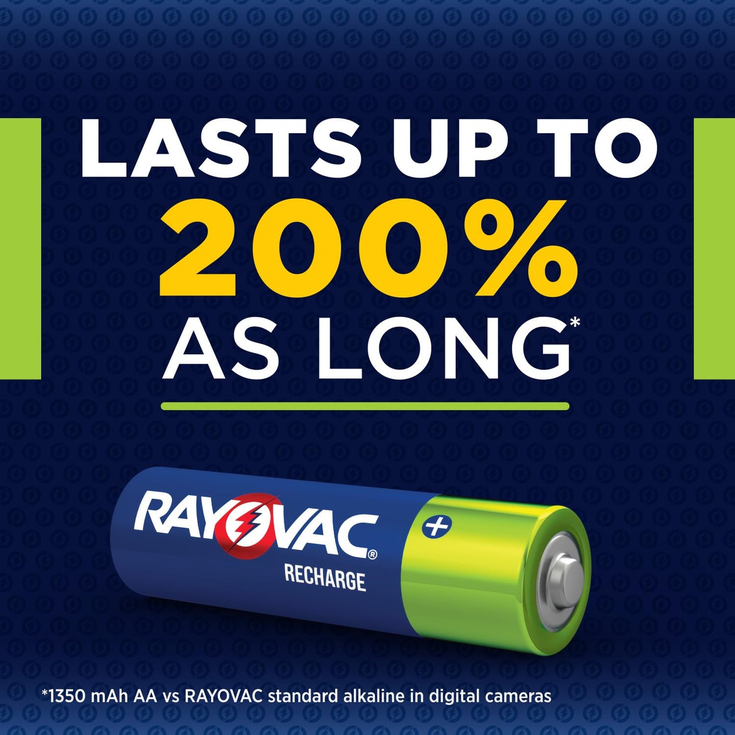 Rayovac Rechargeable AA Batteries, Rechargeable Double A Batteries (4 Count)