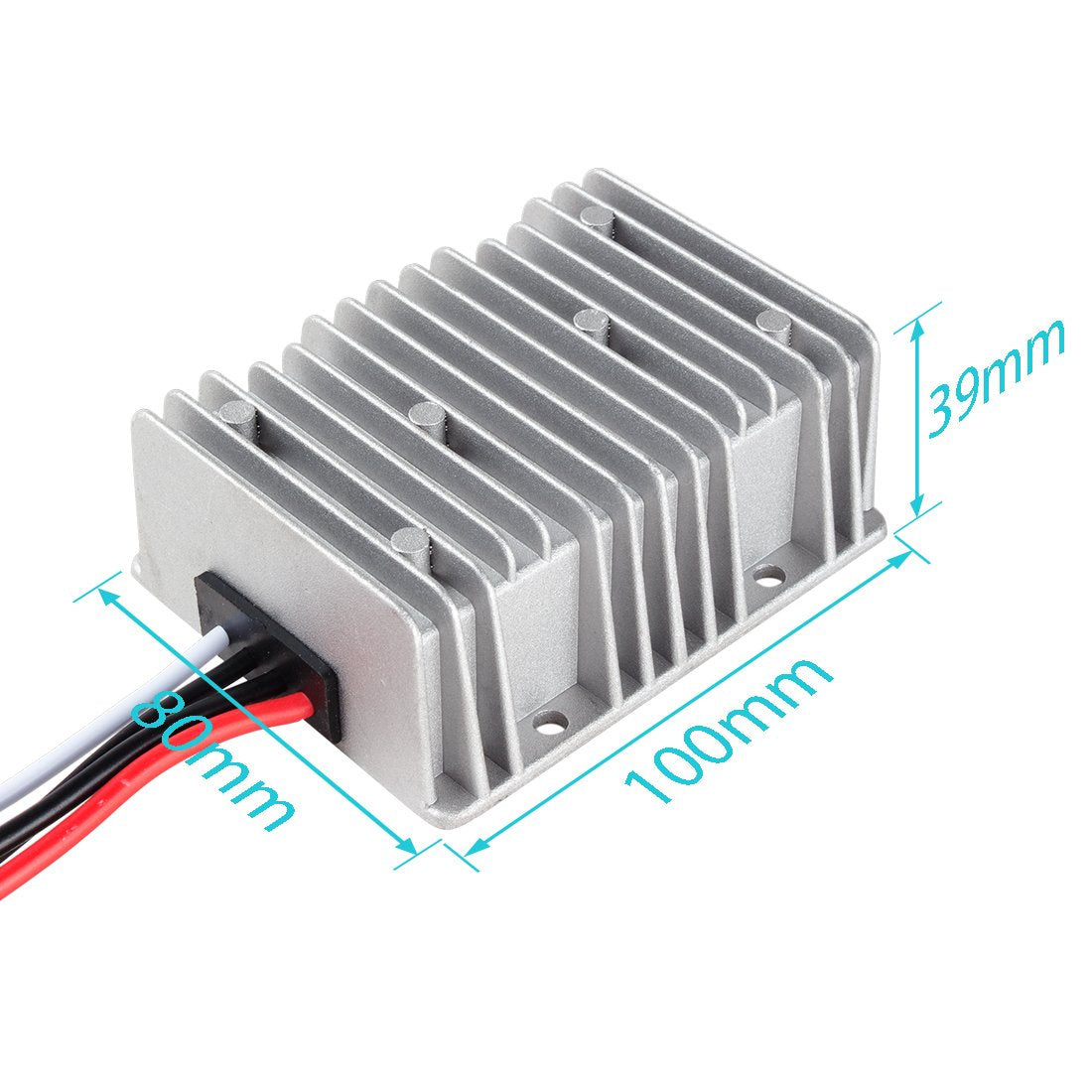 UXCell Voltage Converter Regulator DC/DC 48V to 13.8V 30A 414W Power Transformer Waterproof