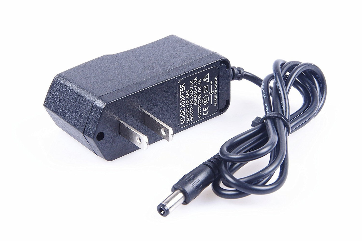 KNACRO AC Adapter DC 5V 1A 1000ma 5W Power Supply Adapter AC 100v-240v Interface 5.5x2.5mm Suitable for Routers switches Control Systems (5V 1A 5W)