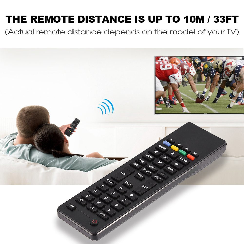 Universal Remote Control Fit for HTR-A18M TV, Remote Control Replacement for Smart TV HTR-A18M 55D3550 40D3500M 48D3500