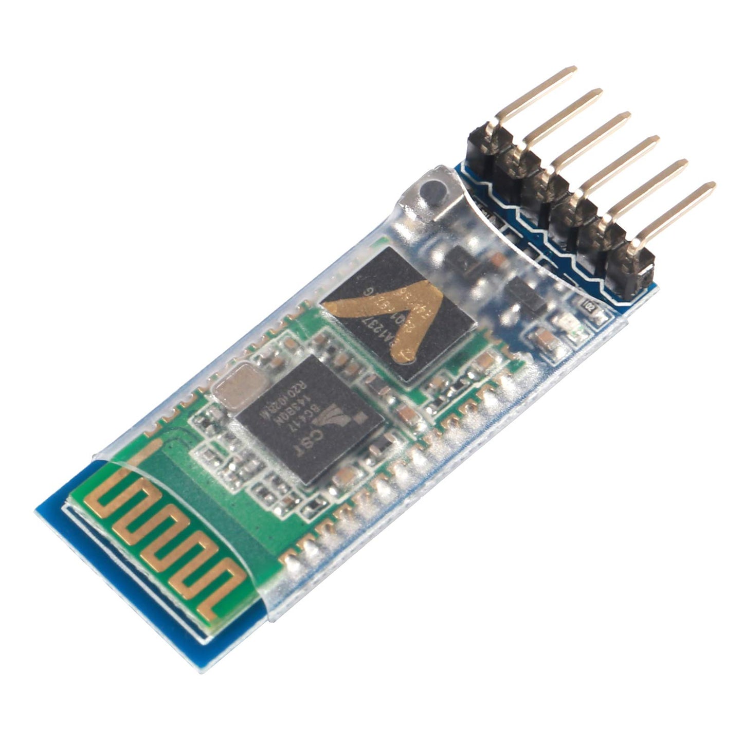 10PCS HC-05 Wireless Bluetooth Receiver RF Serial Transceiver Module Master Slave Integrated Bluetooth Module 6 Pin Wireless Serial Port Communication