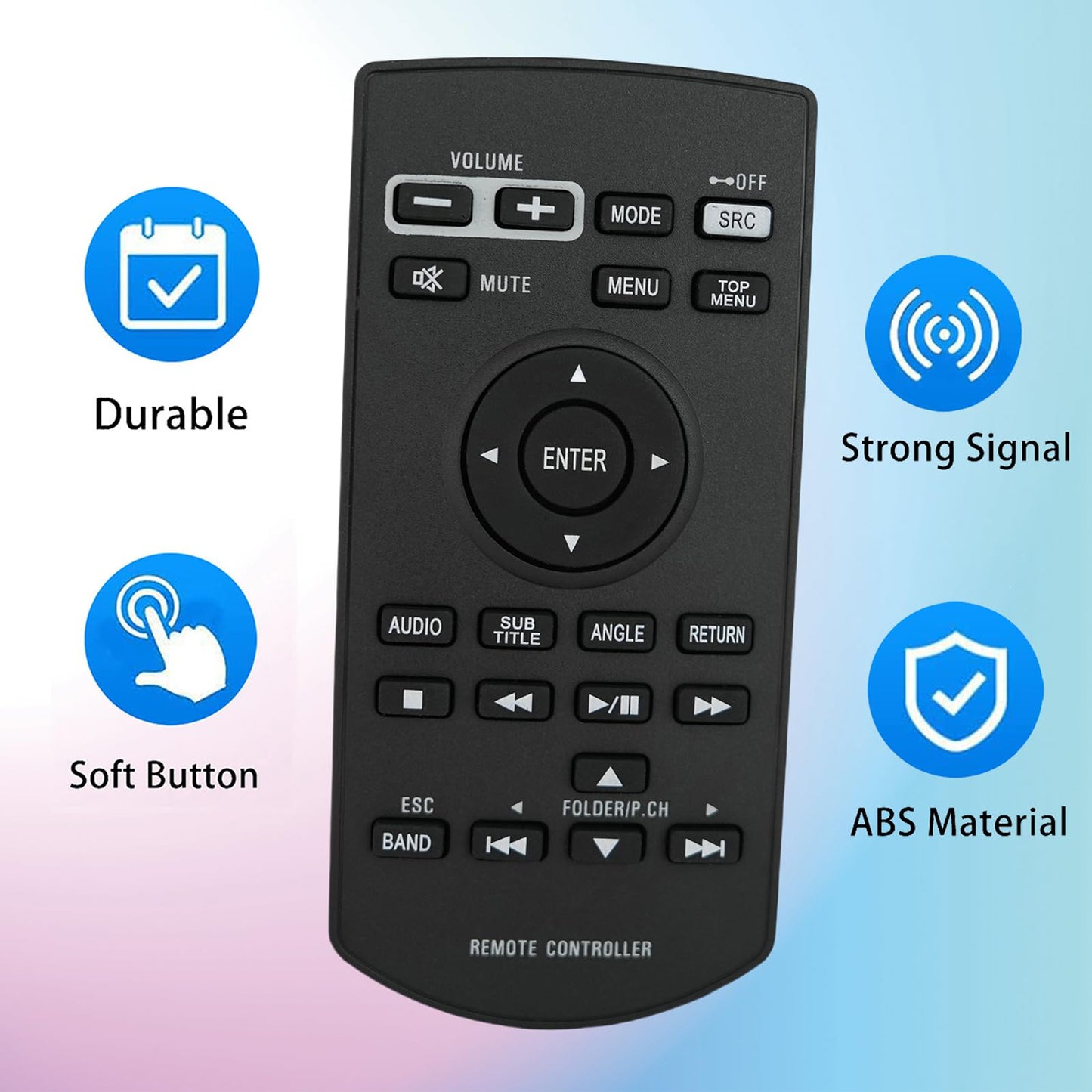 Replacement Remote Control for Pioneer MVH-AV189 DMH-Z5150BT AVH-600EX AVH-601EX AVH-500EX AVH-501EX Car CD DVD RDS AV Receiver