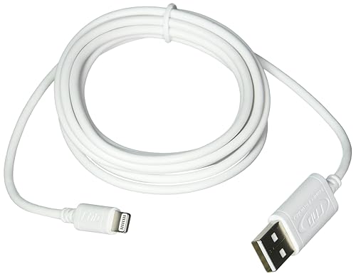 RNDs Lightning to USB 6ft Cable for Apple iPhone and iPad (Pro, Air, Mini) [Apple MFi Certified] (6 feet/1.8M/White)