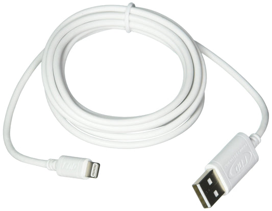 RNDs Lightning to USB 6ft Cable for Apple iPhone and iPad (Pro, Air, Mini) [Apple MFi Certified] (6 feet/1.8M/White)