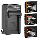 Kastar 3-Pack KLIC-7004 Battery and AC Wall Charger Replacement for Kodak KLIC-7004 K7004 Battery, Kodak K7700 Charger, Kodak Zi8, EasyShare V1233