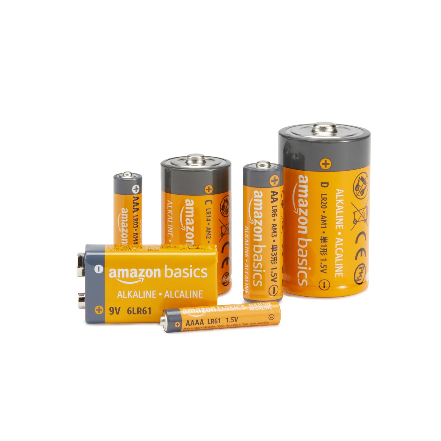 Amazon Basics 12-Pack D Cell Alkaline All-Purpose Batteries, 1.5 Volt, 5-Year Shelf Life
