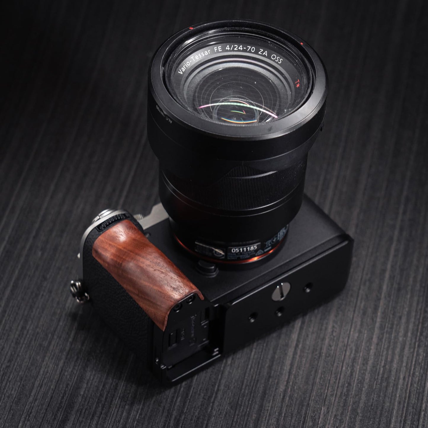 Iborrys L-Shaped Camera Handle ?Compatible with Sony A7C2 A7CR Alpha 7C2R 7C2 Camera ?Precious Vintage Solid Wood | Handcrafted by Experienced