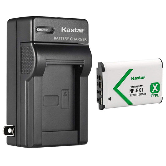 Kastar 1-Pack NP-BX1 Battery and AC Wall Charger Replacement for Sony Cyber-Shot DSC-HX400V, Cyber-Shot DSC-HX50, Cyber-Shot DSC-HX50V, Cyber-Shot