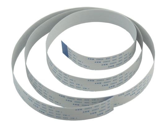 A1 FFCs - Flex Ribbon Cable for Raspberry Pi Camera - White 1m / 3.28ft (2 Pack)