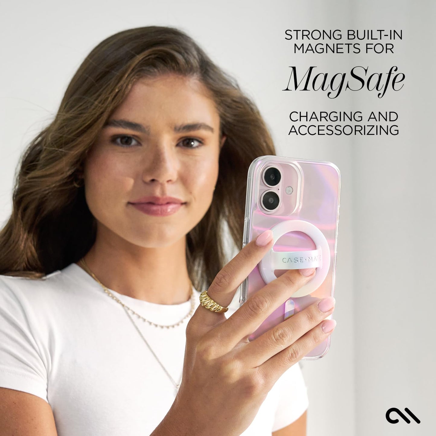 Case-Mate Soap Bubble iPhone 16 Case [Compatible with MagSafe] - Stylish Phone Case with 12ft Drop Protection - Premium Magnetic Cover for iPhone 16