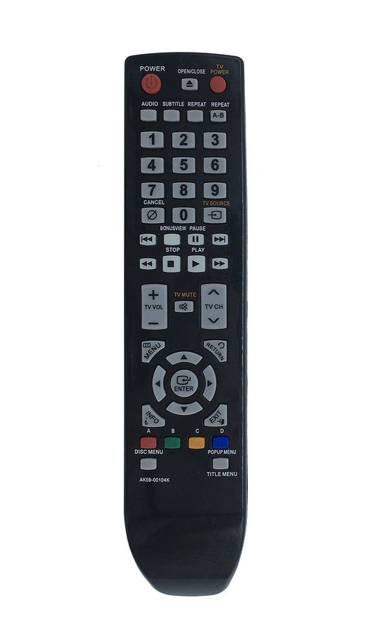 Replace AK59-00104K Remote Control for Samsung Blu-ray DVD Player BDP3600 BDP-1590 BD-P1600 BDP1602