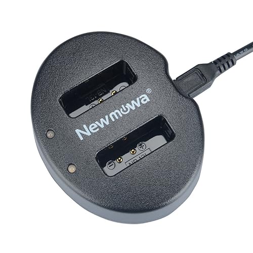 NB 13L Newmowa Dual USB Charger for Canon NB-13L and PowerShot G5X, G7X, G7 X Mark II, G9X, G9 X Mark II, G1 X Mark III, SX620 HS, SX720 HS, SX730 HS