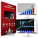 JiSiTeCai 19" Computer Privacy Screen Filter for 16:10 Widescreen Monitors - Premium Anti-Glare Computer Screen Cover: Anti-Glare - Anti-Scratch - UV