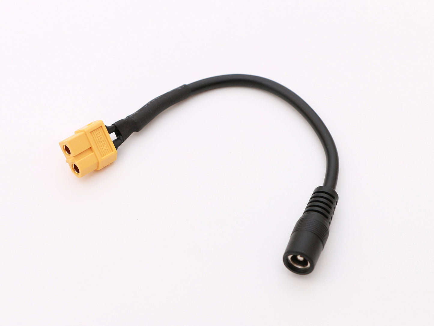 Amass XT60 XT-60 Female to DC 5.5/2.5mm Jack Power Adapter for FPV Monitor Power