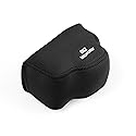 MegaGear Neoprene Camera Case for Sony Alpha a6700 (16-50mm) - Stylish and Protective Digital Photography Bag - Black