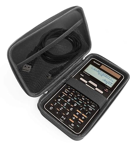 FitSand Hard Case Compatible for Sharp Calculators EL-W516TBSL Advanced Scientific Calculator