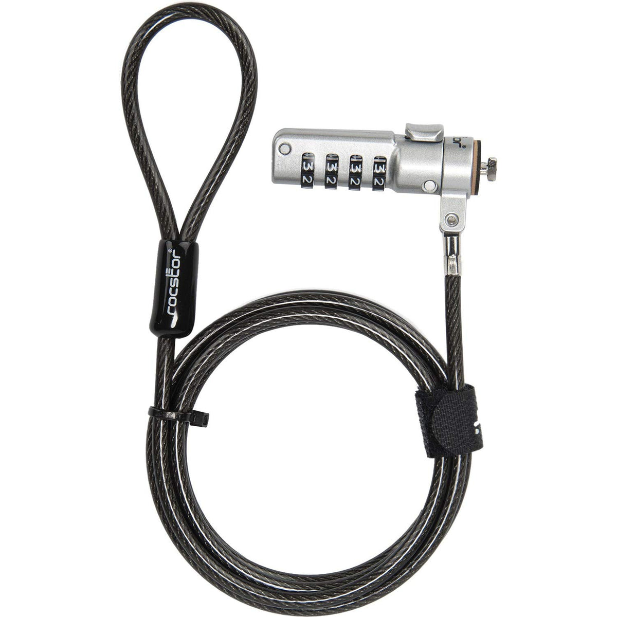 Rocstor Rocbolt Cable Lock - Carbon Steel - for Notebook
