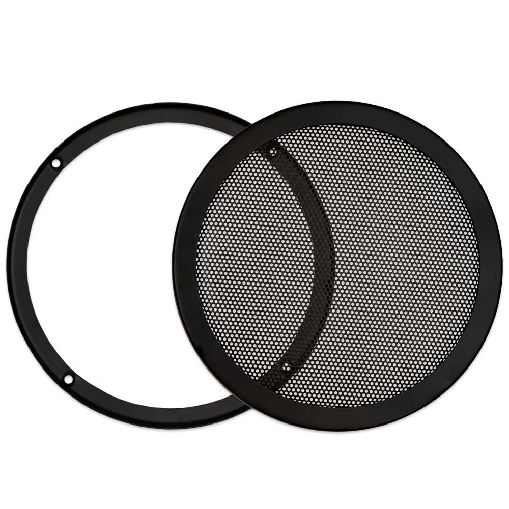 Goldwood Snap On 8" Subwoofer Grille Steel Mesh Speaker Black (SGM8)