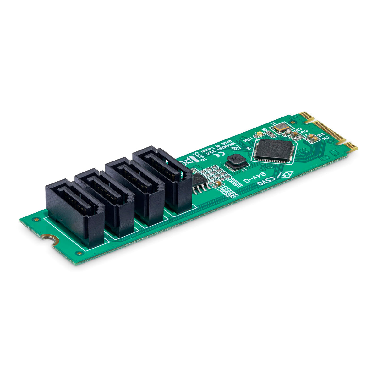 StarTech 4-Port M.2 PCIe 3.0 to SATA Card, 6Gbps, Trim (4P-SATA-M2-ADAPTER)