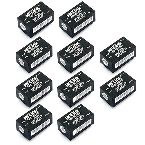 HI-Link 10pcs Mini Step-Down Power Supply Intelligent Household Switch Power Module HLK-PM01 HLK-5M05 10M05 HLK-2M05 AC DC 220V to 5V/3.3V/12V…