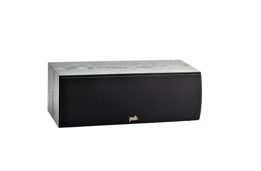 Polk Audio T30 Home Theater Center Channel Speaker - Vocal Clarity, Deep Bass Response, Dolby and DTS, Home Speaker, Single, Black