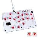 DO-CAM Leverless Controller Arcade Stick R16, Arcade Stick All-Button Controller for PC/PS3/PS4/Steam/Switch, Arcade Stick Street Fight with Turbo