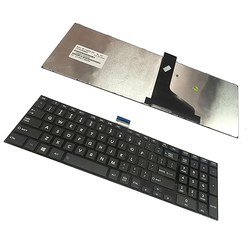 New Laptop Keyboard Replacement for Toshiba Satellite S850 S855 S870 S875 S855D S855-S5378 S855-S5252 S855-S5254, US Layout Black Color