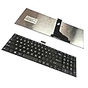 ndliulei Laptop Keyboard Replacement (PS/2, 104 Keys, US Layout, Black Color) for Toshiba PN: 0KN0-ZW1US23 9Z.N7USU.A01 NSK-TVASU 01 H000045510