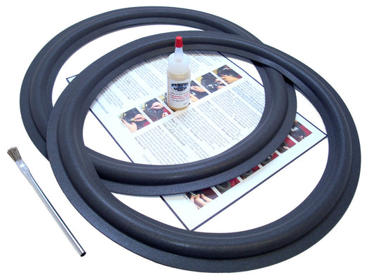 Kenwood 15" Speaker Foam Surround Edge Repair Kit - 2 Speaker Kit - Compatible with Kenwood KL777A, LSB9000D, LSB9100, LSP9000D, LSP9000HG, LSP9100
