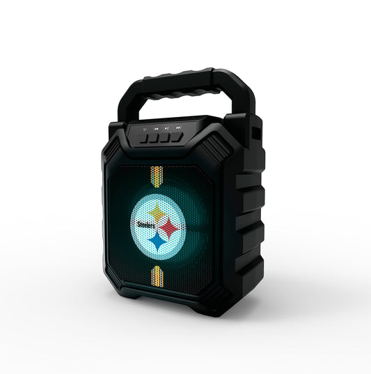 SOAR NFL XL ShockBox Wireless Bluetooth Speaker, Pittsburgh Steelers