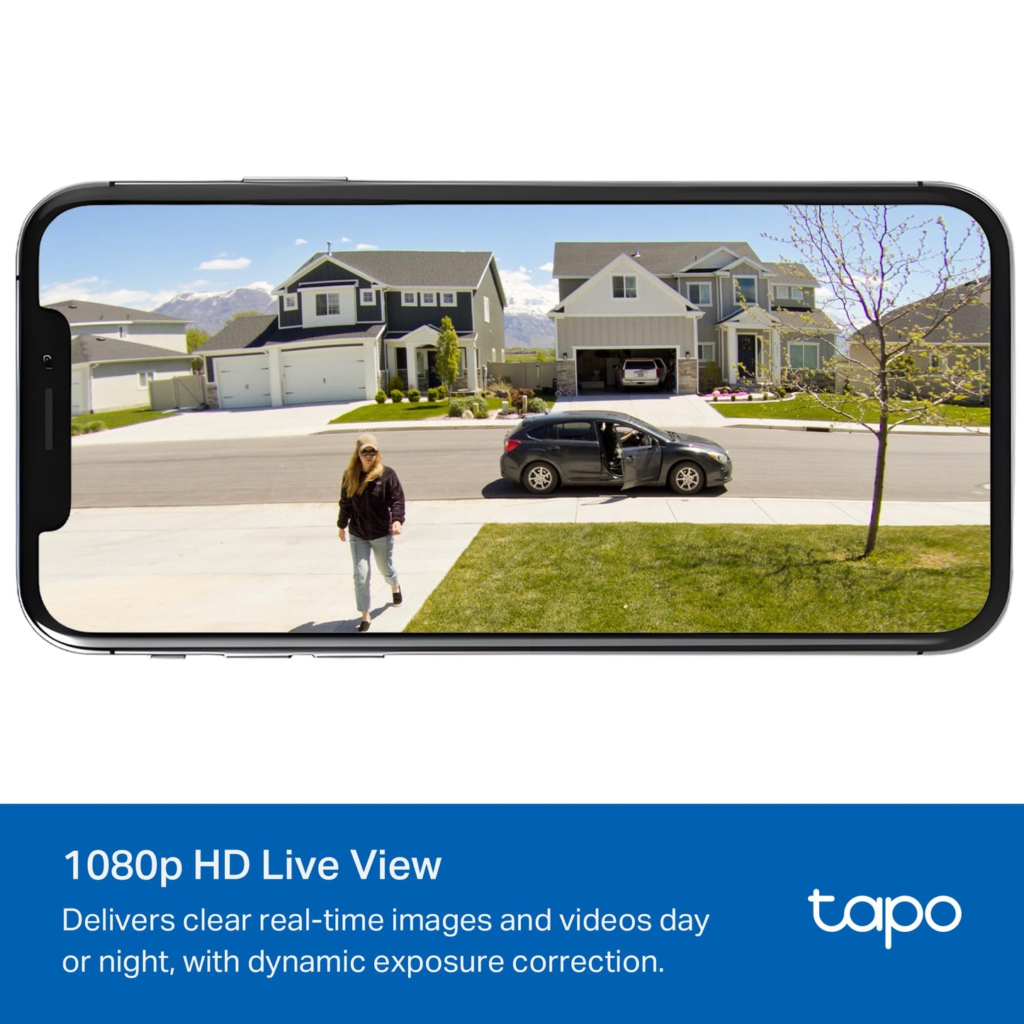 Tapo SolarCam 1080p Outdoor Wireless Security Camera - Battery Power with Solar, Person Detection, Subscription-Free Local Storage or Optional Cloud