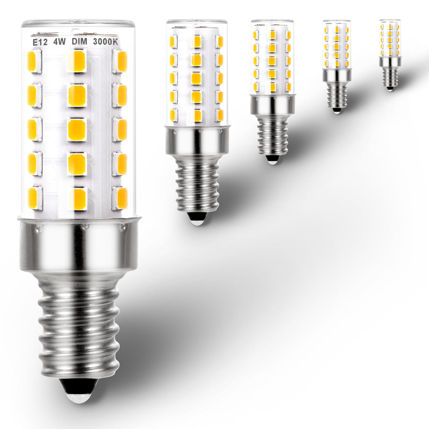 Ziomitus Dimmable E12 C7 Led Light Bulbs 4W, Kx-2000 25W-40 Watt Equivalent