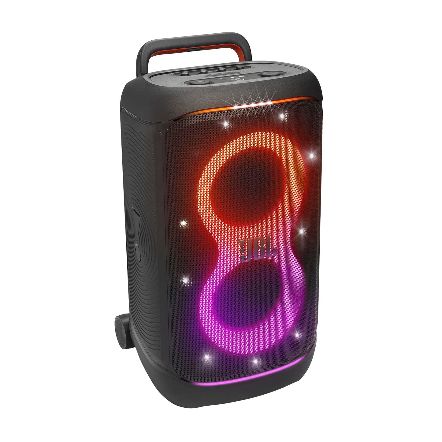 JBL PartyBox 520 - Portable Battery-Powered Party Speaker with AI Sound Boost, Up to 15 Hours of Play time, IPX4 Splash Proof, Multi-Speaker
