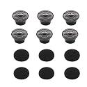 6pcs Small Size Eargels/Eartips/Ear-Cushion for PLT Voyager 5200 (206110-101) Replacement Spare Kit with Foams Covers.