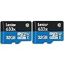 Lexar High-Performance microSDHC 633x 32GB UHS-I/U1 Bulk Packaging 2 Pack