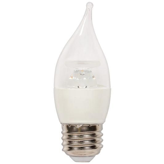 Westinghouse Lighting 0314600 5W Flame Tip CA11 Dimmable LED Light Bulb with Medium Base, Warm White