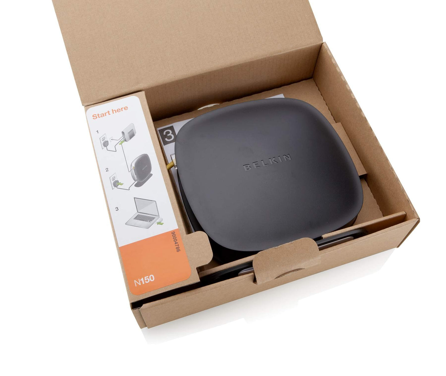 Belkin N150 Wireless/Wi-Fi N Router with MultiBeam Technology, IEEE 802.11 b/g/n