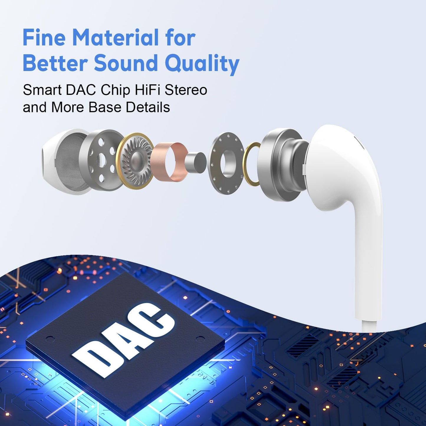 AaProMAX USB C Headphones for iPhone 16 Pro Earbuds Type C Wired Earphones with Mic & Remote Control HiFi Stereo for iPhone 16 Pro/PM/15, iPad Pro…