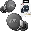 JVC True Wireless Compact Earbuds - Active Noise Cancelling, Up to 27 Hours Playback, Low Latency Mode - IPX4 Sweat/Rain Proof, Quick Charge Case, Mic