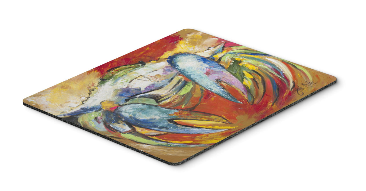 Caroline's Treasures JMK1109MP Blue Crab Mouse Pad, Hot Pad or Trivet for Home Office Gaming Working Computers Laptop Mouse Mat,Washable Large
