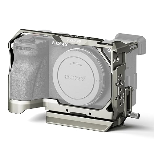 Tilta Full Camera Cage Compatible with Sony a6700 | Cold Shoe, NATO Rail, & 1/4"-20 Mounting Threads | ARCA-Ready Detachable Baseplate for Tripods