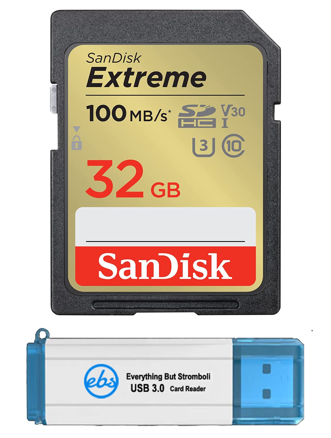 SanDisk Extreme 32GB SDHC Card (5 Pack) Memory Cards Compatible Browning Trail Cameras (SDSDXVT-032G-GNCIN) Class 10 UHS-1 U3 4K Bundle with (1)