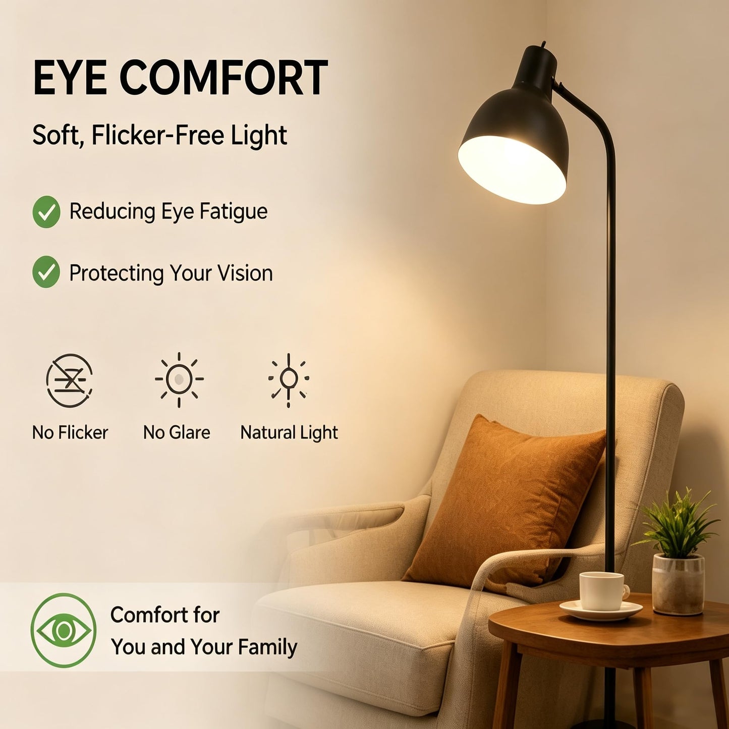 FMLAD 100W Incandescent Light Bulbs E26 A19, 3000K Soft Warm White, 6 Pack