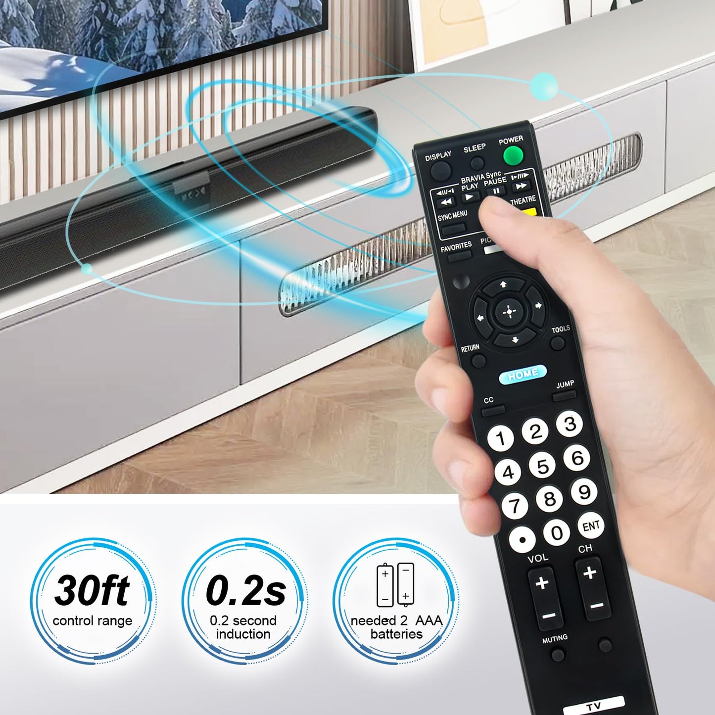New RM-YD025 Replaced Remote Suit for Sony TV KDL-32S5100 KDL-32XBR9 KDL-37L4000 KDL-37L4000 KDL-37L5000 KDL-40S4100 KDL-46S4100 KDL-40V4100