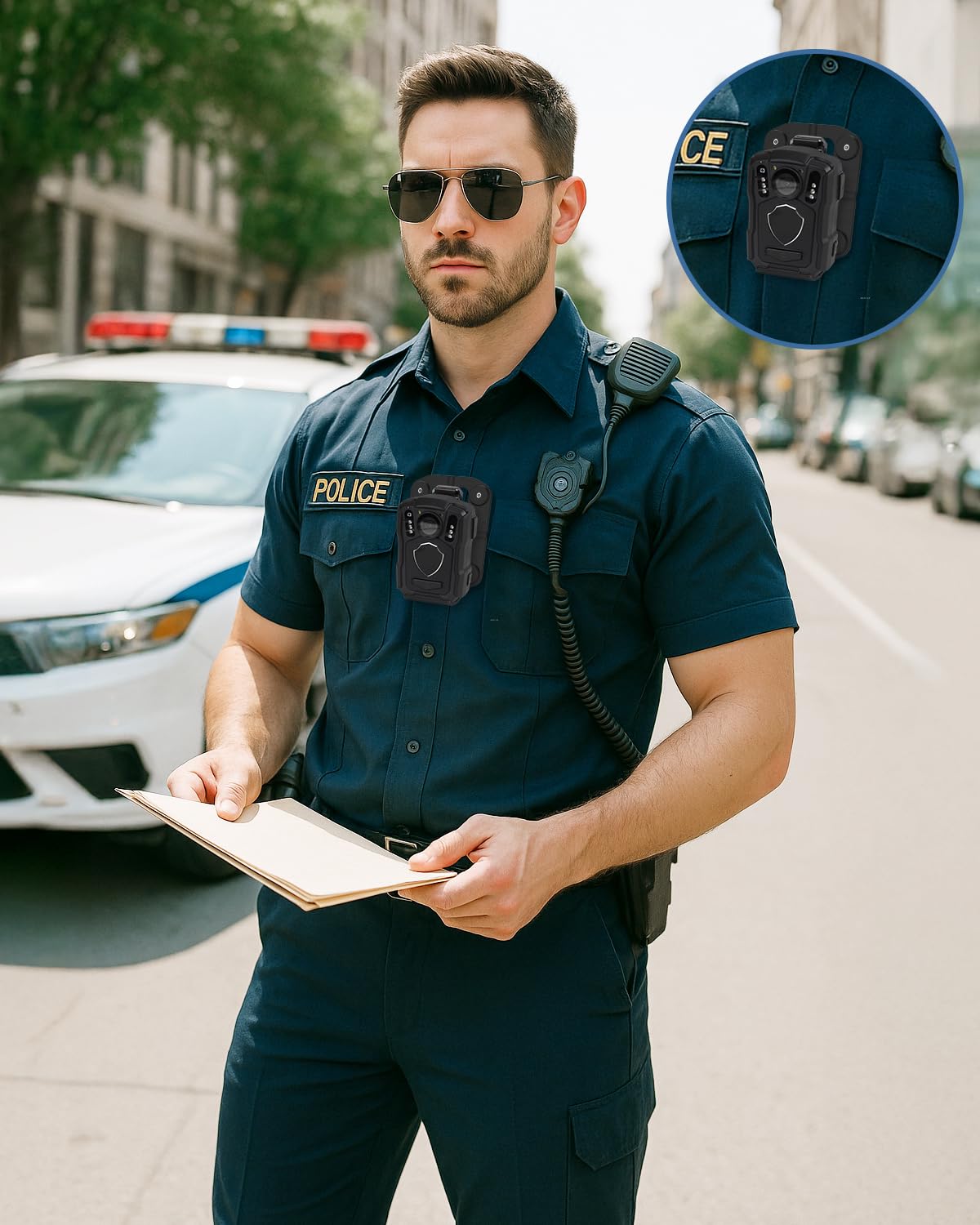 CXVKML Body Cam Magnet Mount,8pcs Magnets Style,Strong Magnet Camera Holder Fit for All Models Police Body Cam, Stick to Clothes Prevent Law
