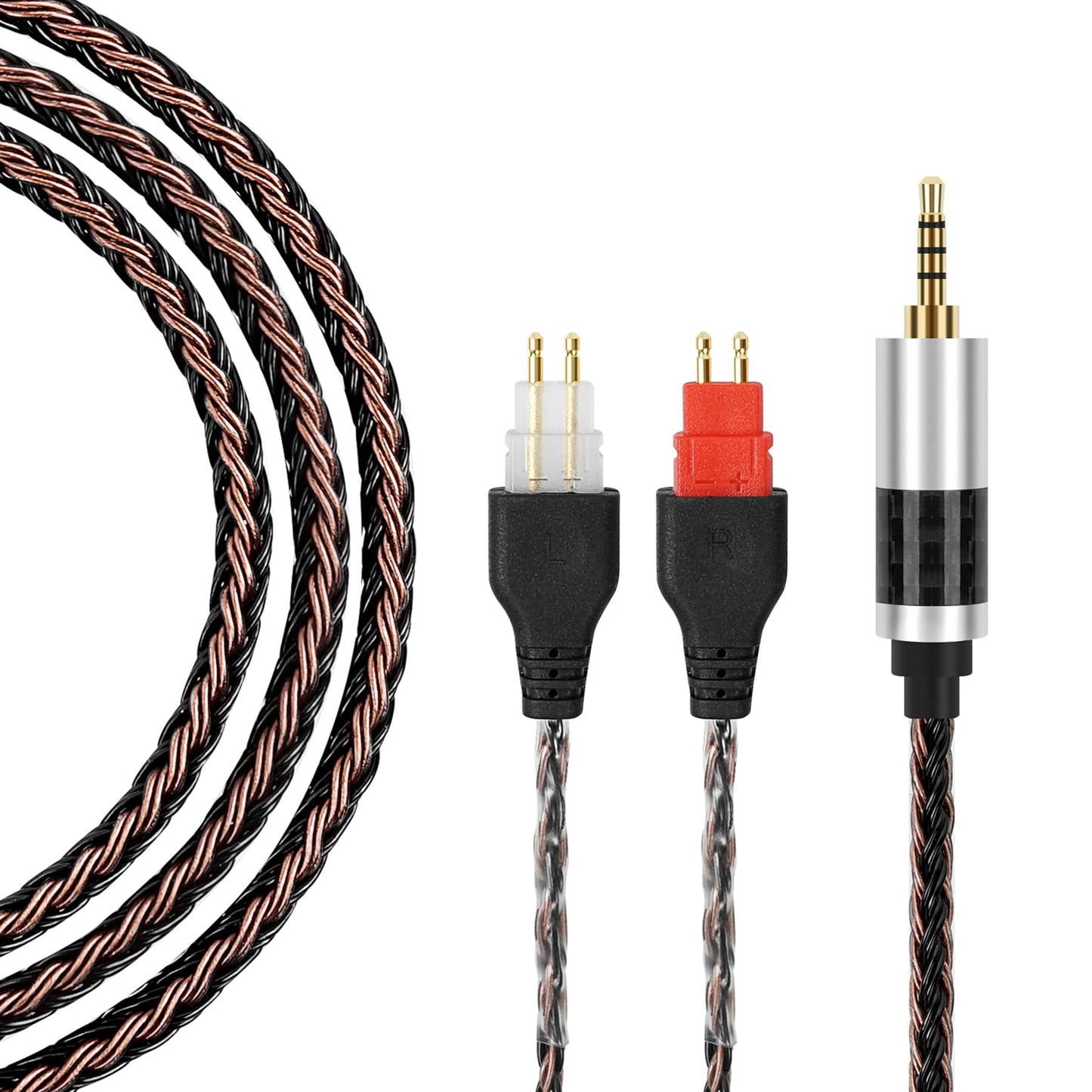 2.5mm Balanced Headphone Cable Compatible with Sennheiser HD600 Cable, HD 660S2, HD 660 S, HD 650, HD6XX, HD58X / 5N OCC Silver Plated Braided Cable…