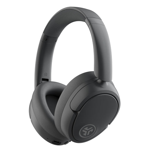 JLab JBuds Lux ANC Wireless Headphones, Graphite, Hybrid Active Noise Cancelling, Customizable Sound, Spatial Audio Compatible, Premium Over-Ear…