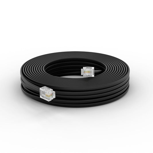 THE CIMPLE CO Phone Cord for Landline, 50 FT, Modular Telephone Extension Line, 2 Conductor (2 Pin, 1 Line) Cable, Works with FAX, AIO, and Other